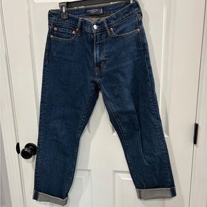 Abercrombie & Fitch Blue Denim Straight Jeans